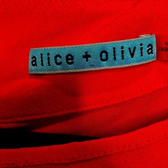 Red Peplum Top/Blouse - Picture 3 of 4